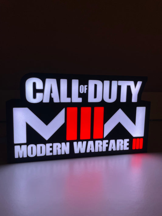 Modern Warfare 3 RGB LED Light - App-Controlled Call of Duty Decor